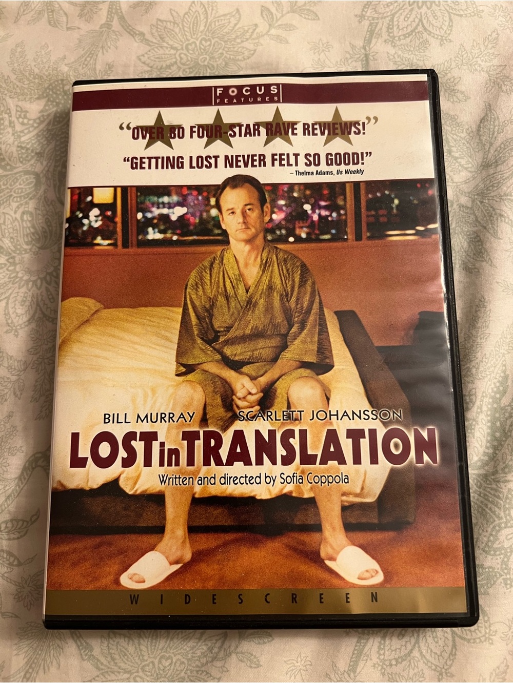 Lost in Translation DVD — Focus Features — Brown/Beige Cover